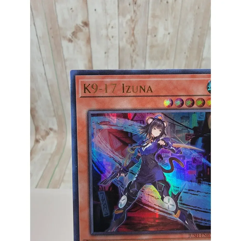 Yu-Gi-Oh! JUSH EN031 K9 17 Izuna English 1st Edition Ultra Rare Justice Hunters